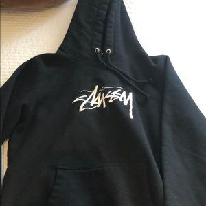 STUSSY black hoodie